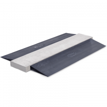 Rubberen drempelhulp 10 mm - 2 stuks