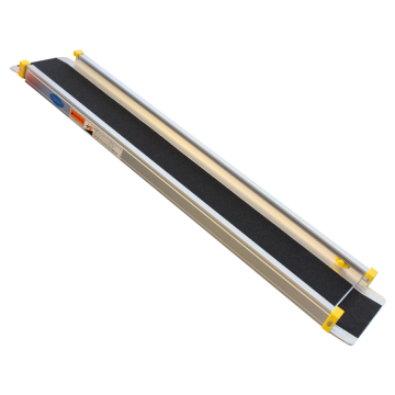 Aluminium oprijplaat uitschuifbaar - 180 cm rijplaat rijgoot