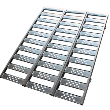 Aluminium oprijplaat inhaakbaar - 195 cm (3 stuks)