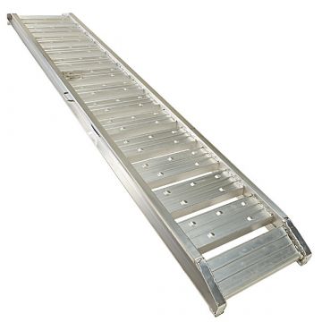 Aluminium oprijplaat - extra sterk 240 cm oprijgoot oprijhelling