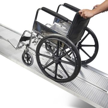 Brede oprijplaat - inklapbaar - 182 cm rijplaat rijgoot rijplank