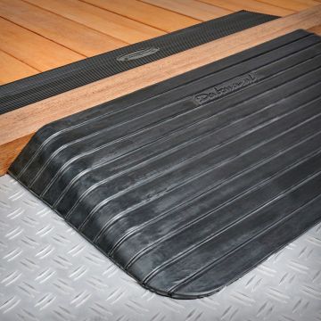 Drempelhulp van rubber 90mm