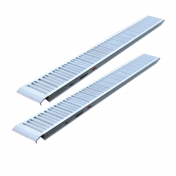 Aluminium oprijplaten auto 180 cm - 3 ton (2 stuks)