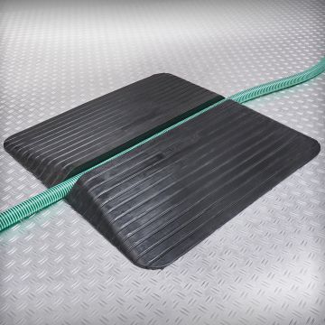 Drempelhulp van rubber 90mm 2 stuks
