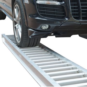 Aluminium oprijplaat auto - 350 cm - 2 ton rijgoot rijplaat