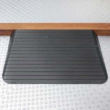 Drempelhulp van rubber 100mm 2 stuks