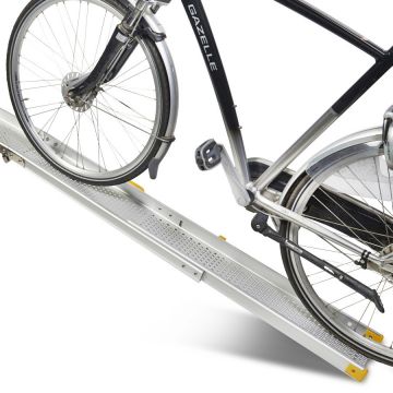 Inschuifbare oprijplaat - 240 cm rijgoot rijplaat rijhelling