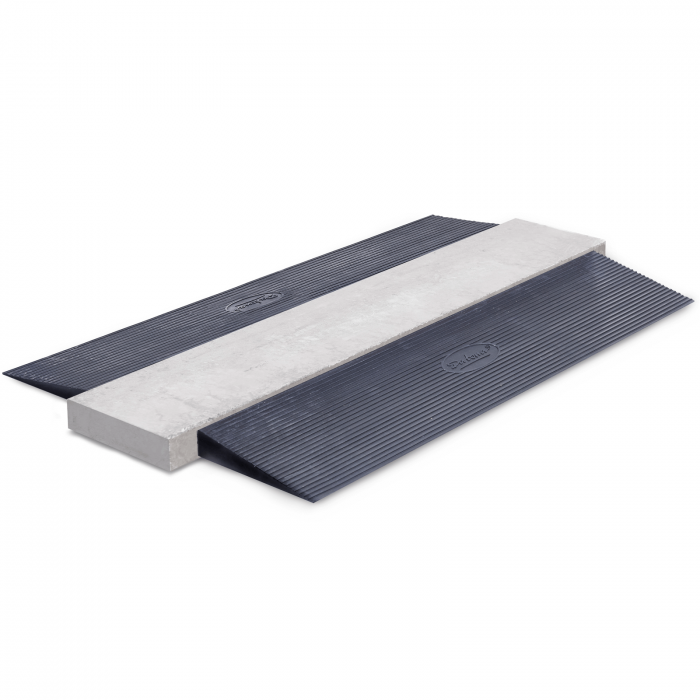Rubberen drempelhulp 10 mm - 2 stuks