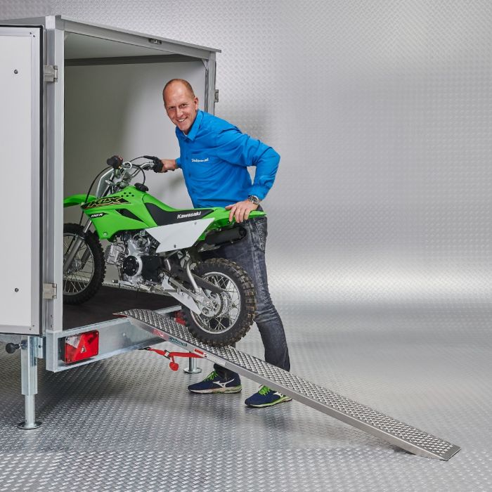 Aluminium oprijplaat - 200 cm (capaciteit 300 kg)