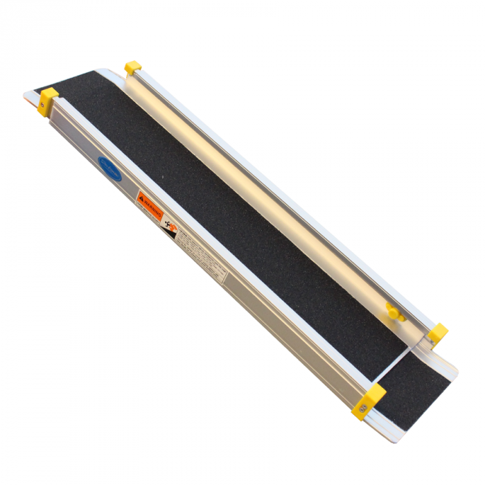 Aluminium oprijplaat uitschuifbaar - 120 cm rijplaat rijgoot