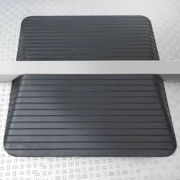 Drempelhulp van rubber 75mm 2 stuks