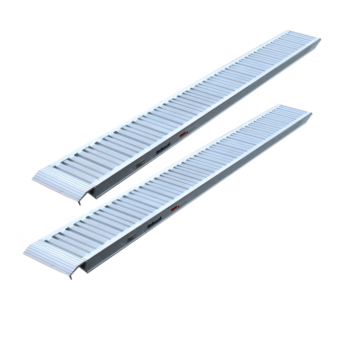 Aluminium oprijplaten auto 180 cm - 3 ton (2 stuks)