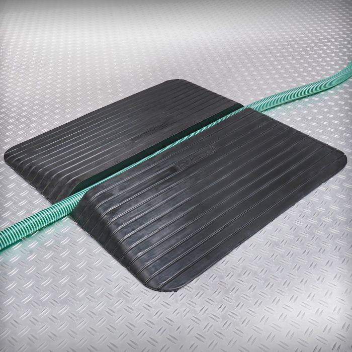 Drempelhulp van rubber 90mm 2 stuks
