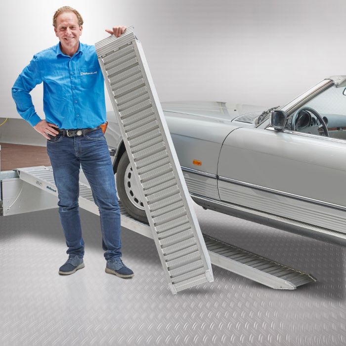 1 paar oprijplaten voor auto's, 1 T, hoogte 82 cm, ideaal voor