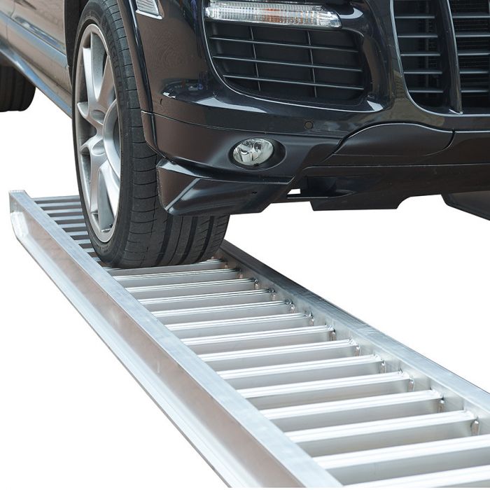 Aluminium oprijplaat auto - 350 cm - 2 ton rijgoot rijplaat