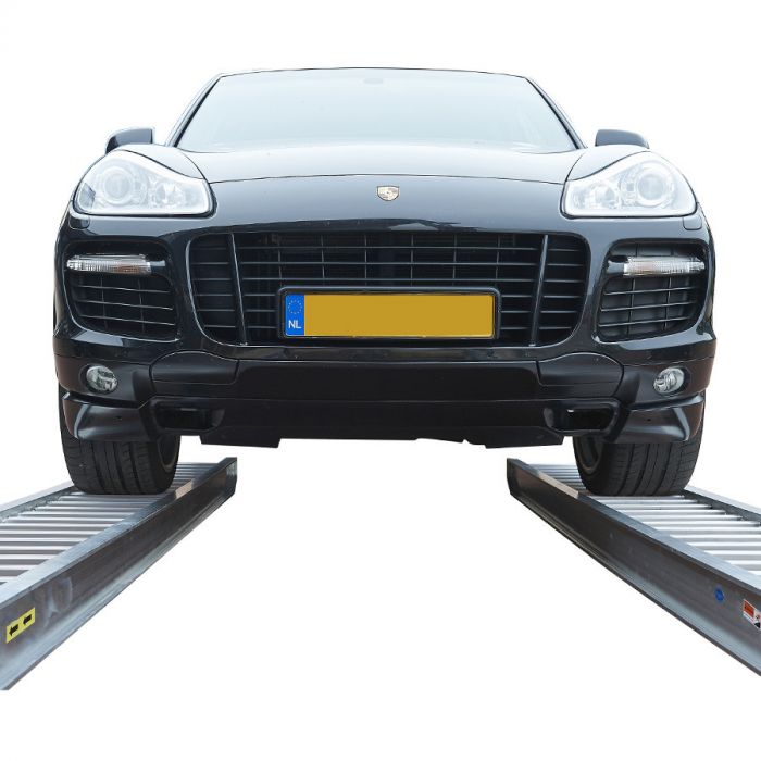 Aluminium oprijplaat auto - 350 cm - 4 ton (2 stuks)